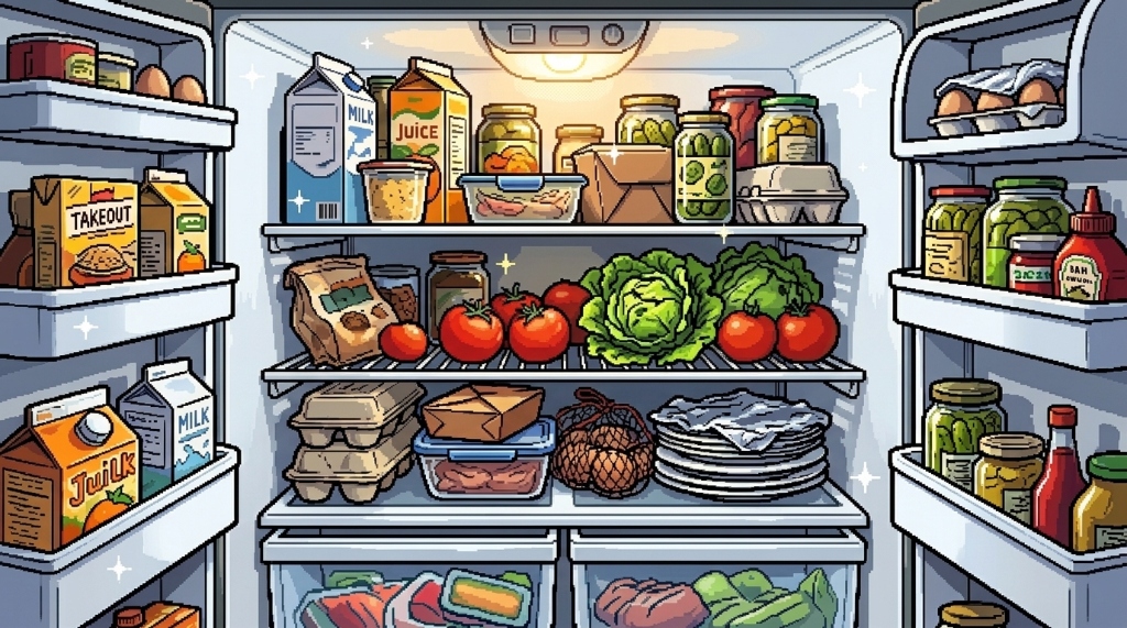 Open Refrigerator